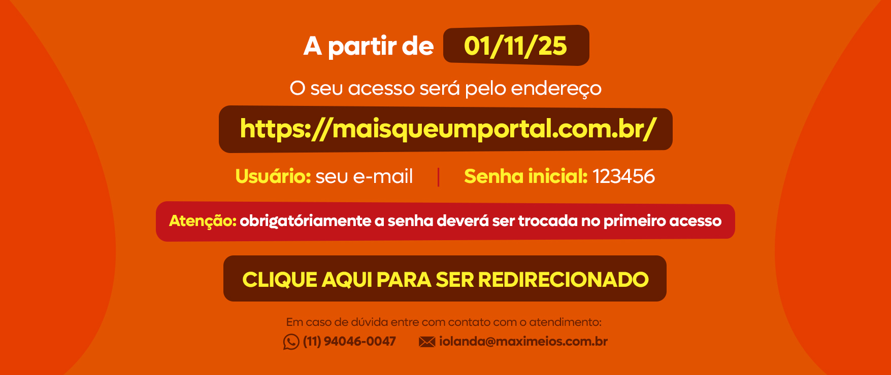 Aviso de Migração