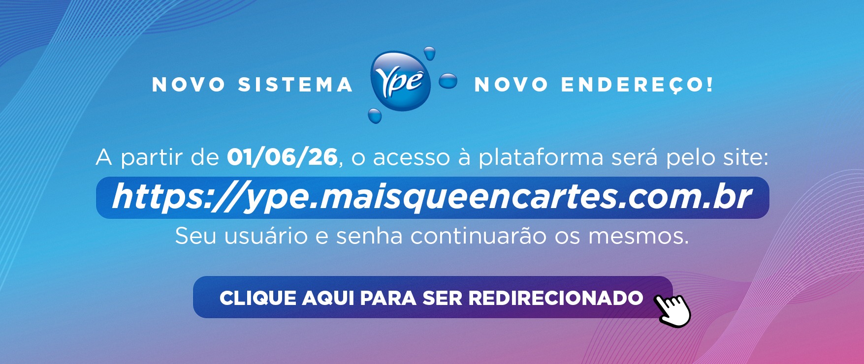 Aviso de Migração